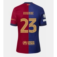 Camisa de time de futebol Barcelona Jules Kounde #23 Replicas 1º Equipamento 2024-25 Manga Curta